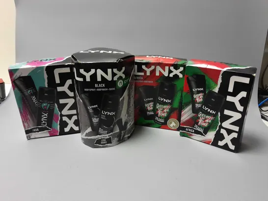 APPROXIMATELY 10 LYNX BOXSETS TO INCLUDE AFRICA, JAVA, BLACK