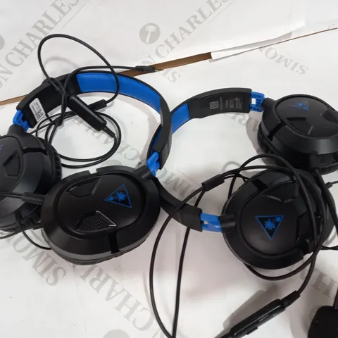LOT OF 2 TURTLE BEACH EAR FORCE RECON 50P GAMING HEADSETS