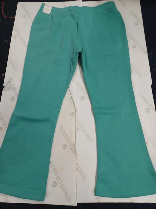 NIKE FLEECE FLARE JOGGERS - TURQUOISE - WOMENS XL