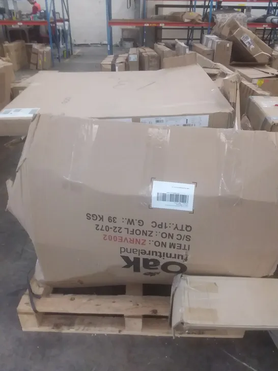 PALLET OF ASSORTED FURNITURE PARTS 