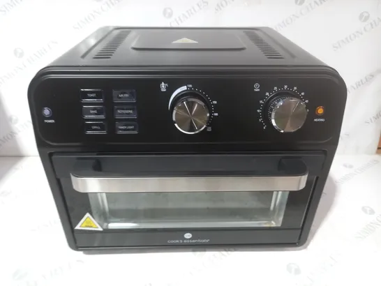 BOXED COOK'S ESSENTIAL 21-LITRE AIRFRYER OVEN IN BLACK 