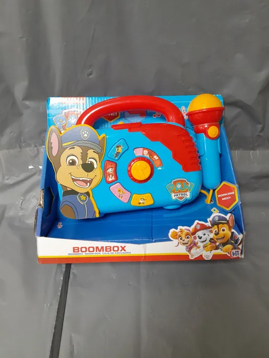 PAW PATROL BOOMBOX TOY RRP £19.99