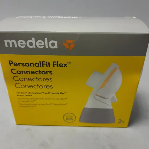 BOXED AND SEALED MEDELA PERSONALFIT FLEX CONNECTORS (2 PACK)