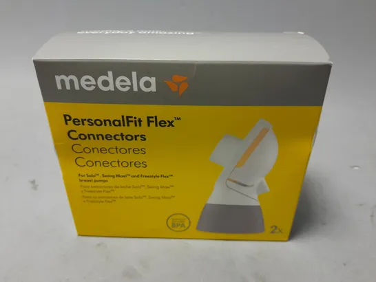 BOXED AND SEALED MEDELA PERSONALFIT FLEX CONNECTORS (2 PACK)