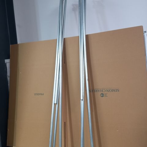 LOT OF 2 150CM SILVER TRIPODS