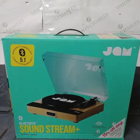 JAM BLUETOOTH SOUND STREAM+ TURNTABLE