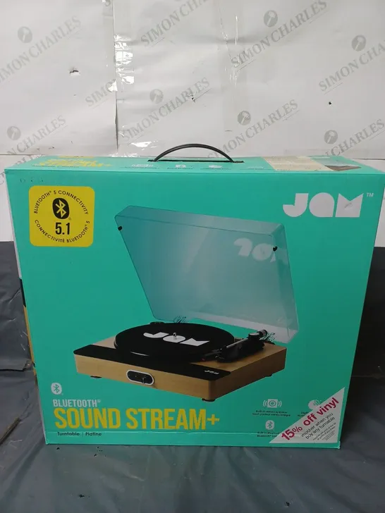 JAM BLUETOOTH SOUND STREAM+ TURNTABLE