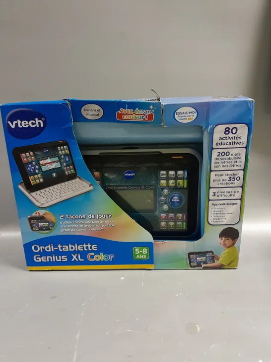 BOXED VTECH ORDI-TABLET GENIUS XL 