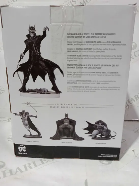 DC COLLECTIBLES BATMAN BLACK & WHITE THE BATMAN WHO LAUGHS SECOND EDITION FIGURE