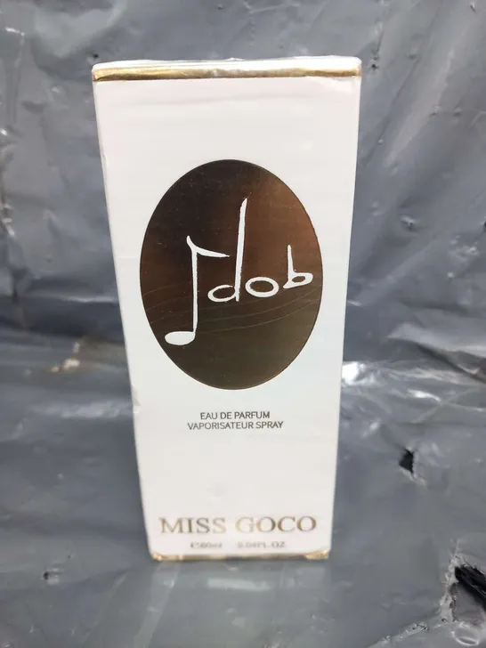 BOXED AND SEALED JDOB MISS GOCO EAU DE PARFUM 60ML