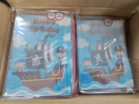 LOT OF 48 BRAND NEW PIRATE THEMED HAPPY BIRTHDAY CARDS