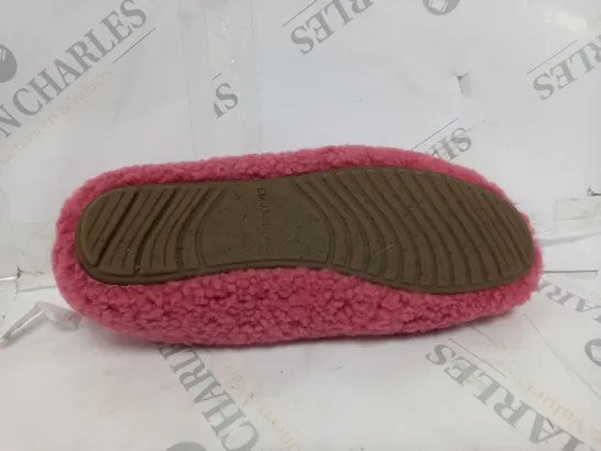 EMU MIRA TEDDY SHEEPSKIN SLIPPER - PINK COLOUR SIZE 7 