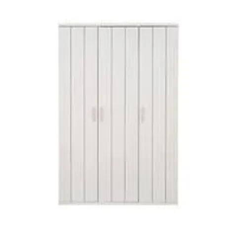 BOXED MONTANA 3 DOOR WARDROBE - WHITE (1 OF 2 BOXES)