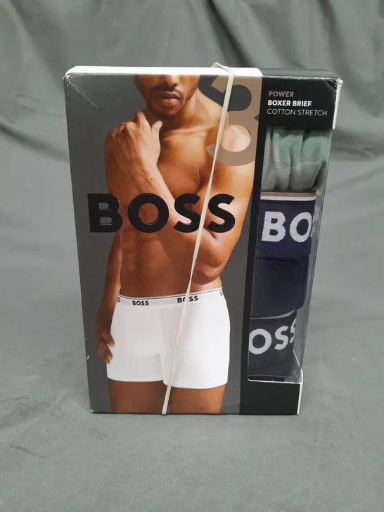 BOXED BOSS POWER BOXER BRIEFS - XL