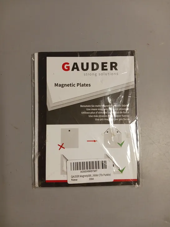 GAUDER MAGNETIC PLATES FOR WALL ADHESION