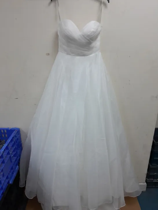 ANNA SORRANO IVORY WEDDING DRESS - SIZE 10