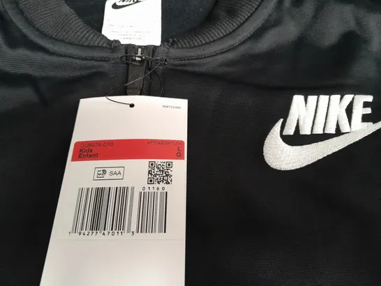 NIKE KIDS TAPE LOGO TRACKSUIT TOP - L