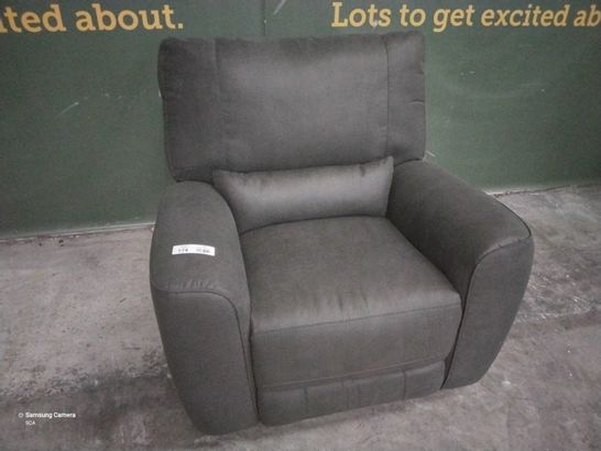 DESIGNER NIMBUS POWER RECLINING EASY CHAIR GREY 