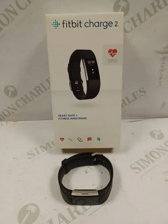 FITBIT CHARGE 2 HEART RATE + FITNESS WRISTBAND IN BLACK