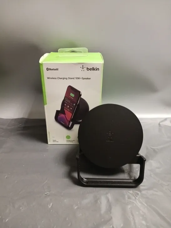 BELKIN BLUETOOTH WIRELESS CHARGING STAND 10W + SPEAKER