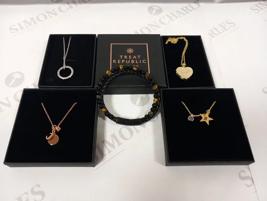 APPROXIMATELY 8 ITEMS OF ASSORTED TREAT REPUBLIC JEWELLERY  RRP £280