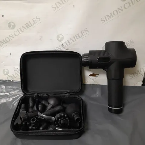 BOXED PERCUSSION MASSAGE GUN WITH CASE 