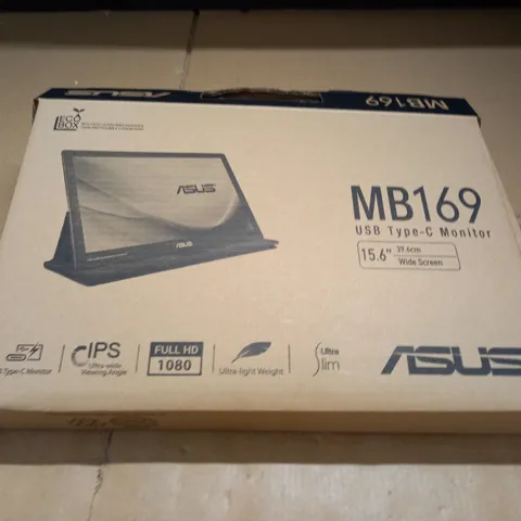 BOXED ASUS MB160 TYPE-C MONITOR 15.6" WIDE SCREEN