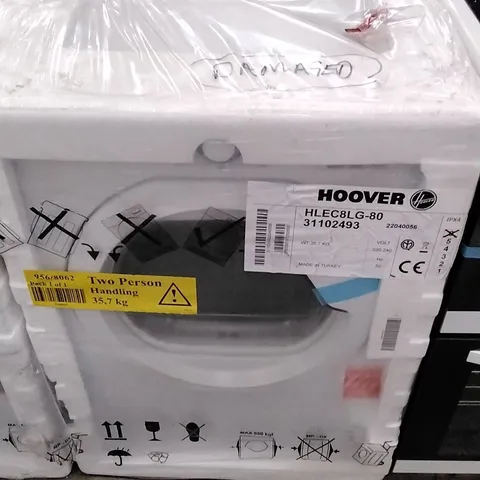 HOOVER HLEC8LG-80 8KG CONDENSER TUMBLE DRYER WHITE