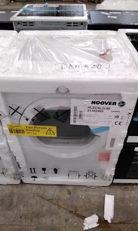 HOOVER HLEC8LG-80 8KG CONDENSER TUMBLE DRYER WHITE