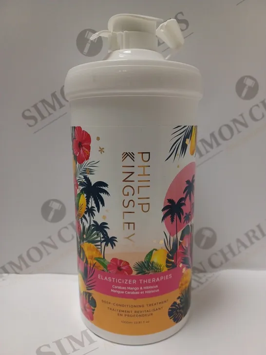 PHILIP KINGSLEY ELASTICIZER THERAPIES CARABAO MANGO & HIBISCUS DEEP-CONDITIONING TREATMENT 1000ML