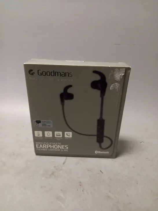 BOXED GOODMANS WIRELESS ATHLETIC EARPHONES 