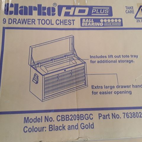 BOXED 9 DRAWER TOOL CHEST 