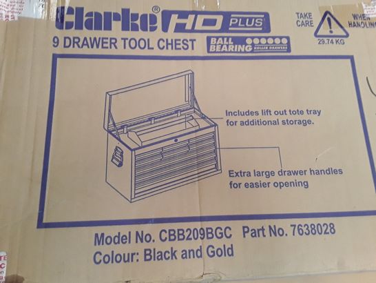 BOXED 9 DRAWER TOOL CHEST 