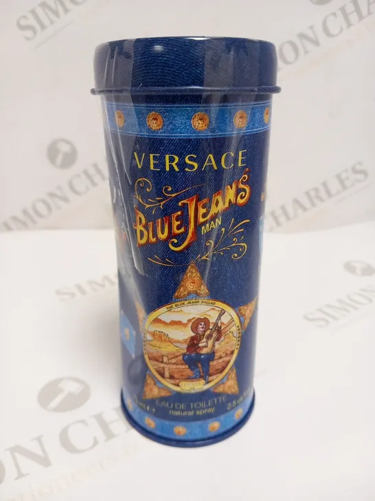 BOXED VERSACE BLUE JEANS EAU DE TOILETTE SPRAY 75ML