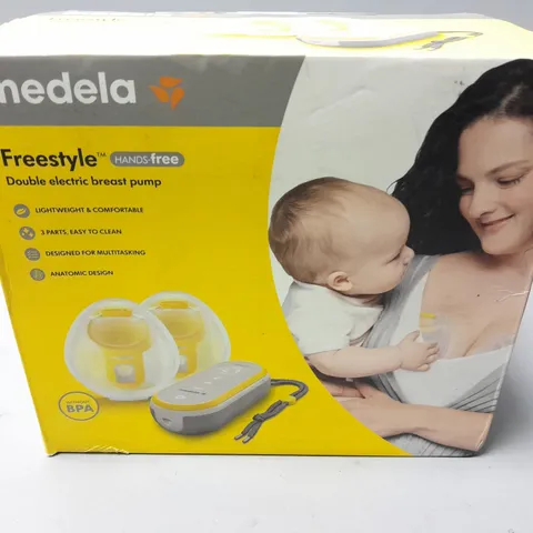 BOXED MEDELA FREESTYLE HANDS FREE DOUBLE ELECTRIC BREAST PUMP