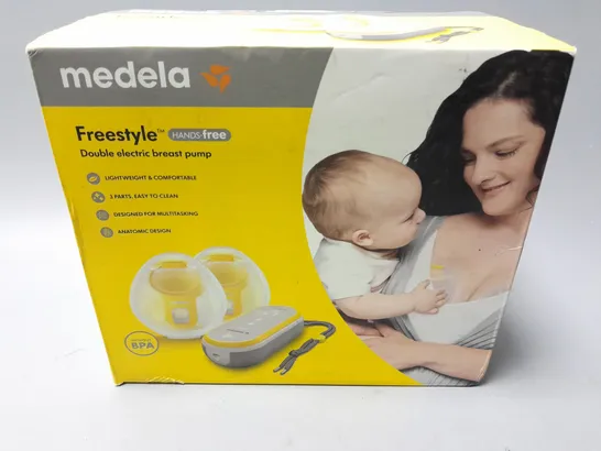 BOXED MEDELA FREESTYLE HANDS FREE DOUBLE ELECTRIC BREAST PUMP