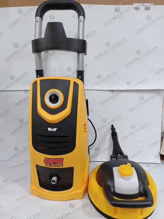 BOXED WOLF SUPER BLASTER PRESSURE WASHER YELLOW 