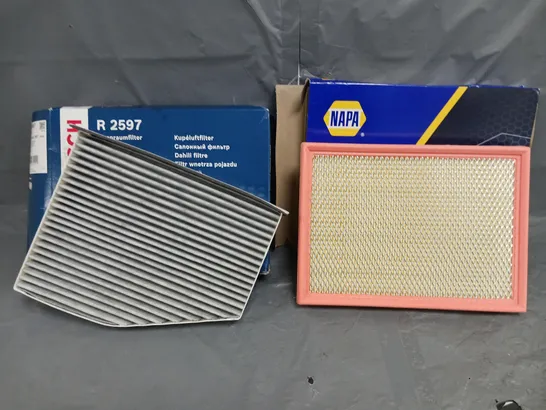 TWO ASSORTED VEHICLE PRODUCTS TO INCLUDE;  POLLEN FILTER AND AIR FILTER 