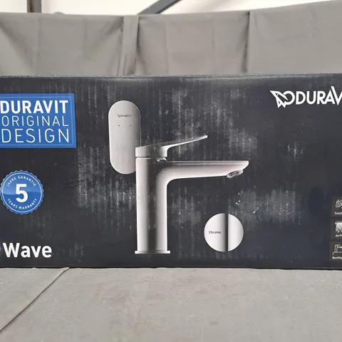 BOXED AND SEALED DURAVIT SINGLE LEVER BASIN MIXER TAP CHROME WAVE