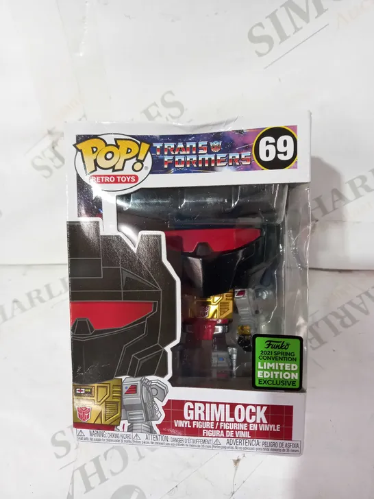 FUNKO POP RETRO TOYS TRANSFORMERS 69 GRIMLOCK VINYL FIGURE