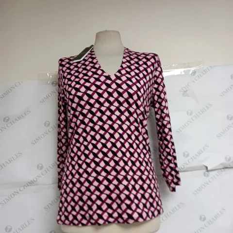 HOBBS AIMEE PRINTED TOP SIZE S