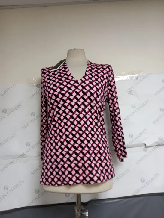 HOBBS AIMEE PRINTED TOP SIZE S