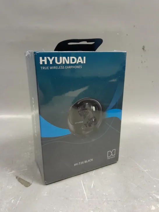 BOXED SEALED HYUNDAI HY-T26 BLACK WIRELESS EARPHONES 