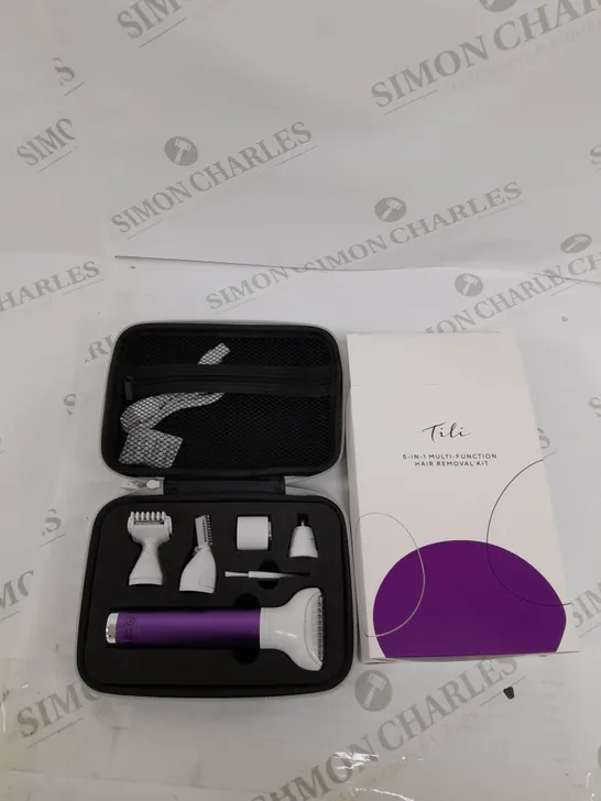 TILI 5-IN-1 MULTI-FUNCTION HAIR REMOVAL KIT PURPLE