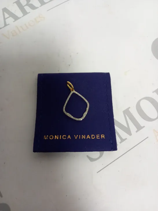 BOXED MONICA VINADER DROP PENDANT 