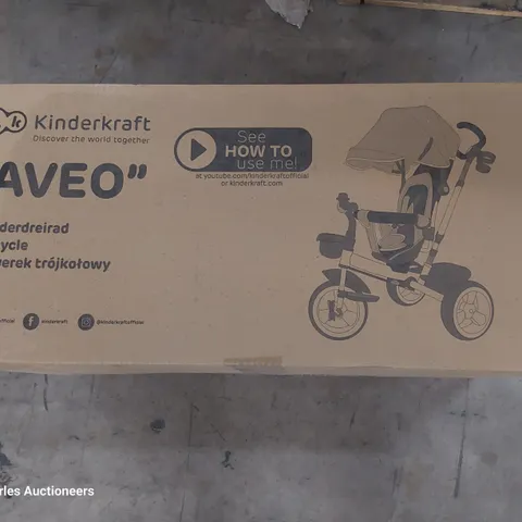 BOXED KINDERKRAFT AVEO CHILDS TRICYCLE