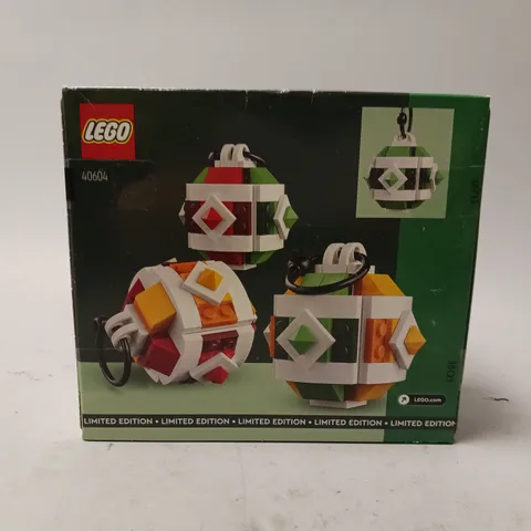 LEGO CHRISTMAS DECOR SET - LIMITED EDITION - 40604 - AGES 9+