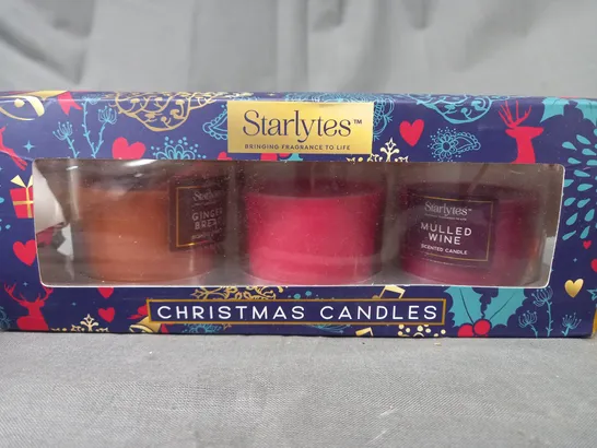 STARLYTES CHRISTMAS CANDLES GIFT SET