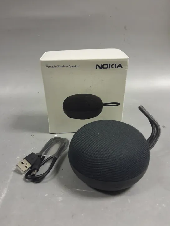 BOXED NOKIA PORTABLE WIRELESS SPEAKER IN BLACK 