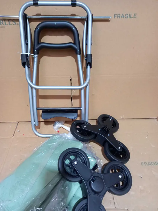 LOCK 'N LOCK INSULATED SHOPPING TROLLEY CART WITH STAIR CLIMB WHEELS